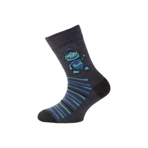 Lasting dětské merino ponožky TJB modré Velikost: (34-37) S ponožky