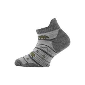 Lasting dětské merino ponožky TJM šedé Velikost: (34-37) S ponožky