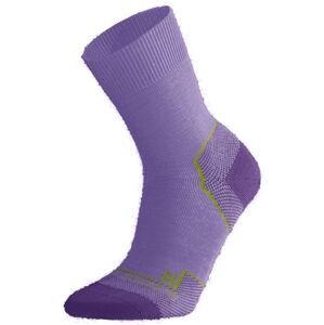 Dámské merino ponožky ICEBREAKER Wmns Hike+ Light Crew, Purple Gaze/Magic/Hyper velikost: 35-37 (S)