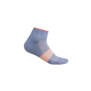 Dámské merino ponožky ICEBREAKER Wmns Multisport Light Mini, Kyanite/Tang/Glow velikost: 38-40 (M)