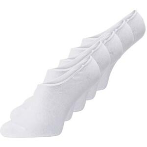 Jack & Jones 5 pack ponožek Basic bílý
