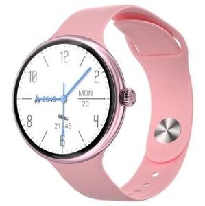 IMMAX chytré hodinky Lady Music Fit/ 1,1" LCD/ MT2502D/ BT 4.2/ IP67/ Android 4.0/ iOS 8.0/ dámské/ čeština/ růžové
