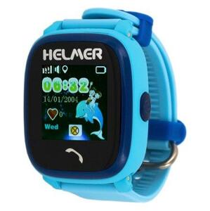 HELMER dětské hodinky LK 704 s GPS lokátorem/ dotykový display/ micro SIM/ IP67/ kompatibilní s Android a iOS/ modré