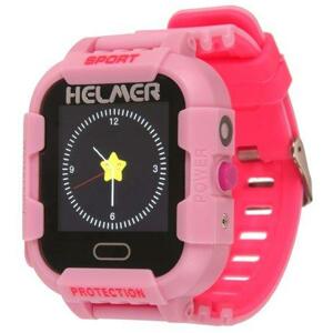 Helmer Chytré dotykové hodinky s GPS lokátorem a fotoaparátem - LK 708 růžové