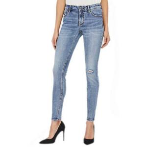 Vero Moda Dámské džíny VMLYDIA Skinny Fit 10225480 Medium Blue Denim XS/32