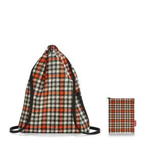 Reisenthel skládací nákupní taška / batoh Mini Maxi Sackpack Glencheck Red