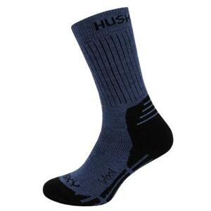 Husky Ponožky All Wool modrá L (41-44), 41 - 44
