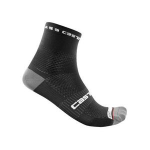 Castelli - pánské ponožky Rosso Corsa Pro 9, black L/XL