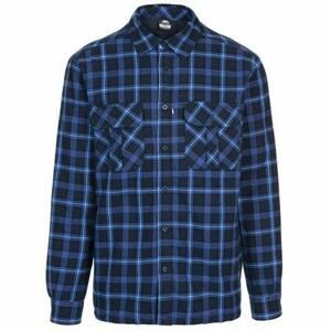 Trespass Pánská zateplená kostkovaná košile Rapeseed, dark, blue, check, XL