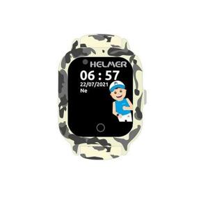 Helmer Chytré dotykové hodinky s GPS lokátorem a fotoaparátem - LK 710 4G šedé