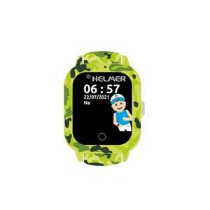 Helmer Chytré dotykové hodinky s GPS lokátorem a fotoaparátem - LK 710 4G zelené