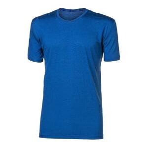 PROGRESS ORIGINAL MERINO pánské triko XL modrý melír, Modrá
