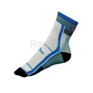 Rogelli ponožky MERYL Q-label bílo/modré XL, 46 - 48