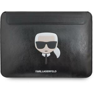 Karl Lagerfeld Head Embossed Computer Sleeve 13/14" Black