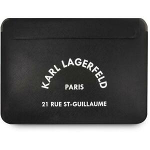 Karl Lagerfeld Saffiano RSG Embossed Computer Sleeve 13/14" Black