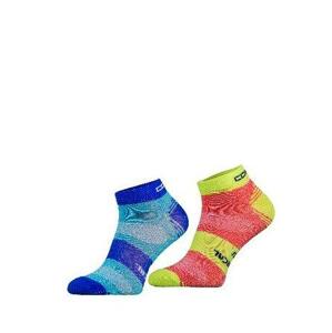 COMODO Ponožky Fit2 modrá / oranžová, žlutá 39-42