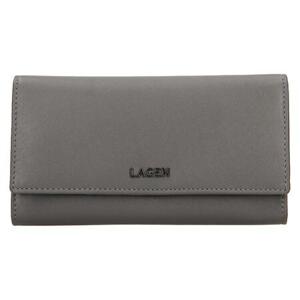 Lagen Dámská kožená peněženka BLC/5065/621 DARK GREY