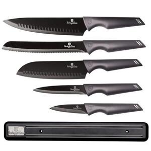 BerlingerHaus Sada nožů 6 ks ECarbon Pro Edition s magnetickým držákem