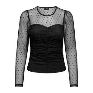 Jacqueline de Yong Dámské triko JDYGABBY Regular Fit 15305356 Black S