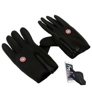KAXL Dotykové sportovní rukavice, černé, vel. XL