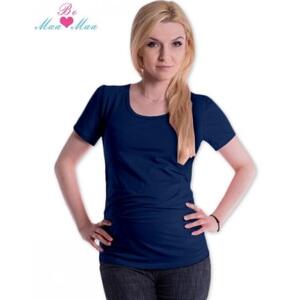 Be MaaMaa Triko JOLY bavlna nejen pro těhotné - navy jeans L/XL