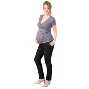 Těhotenské kalhoty Gregx,  Kofri - černé XS (32-34)