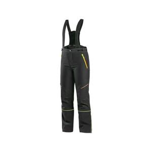 Kalhoty CXS TRENTON, zimní softshell, dětské, černé s HV žluto/oranžové doplňky, vel. 160