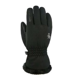 Eska Dámské lyžařské rukavice Cocolella black 8,5, Černá
