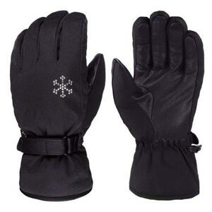 Eska Dámské lyžařské rukavice Elte Shield black 7, Černá