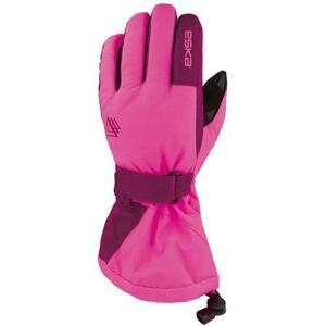 Eska Dětské lyžařské rukavice Linux Shield, pink, |, berry, M
