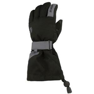 Eska Dětské lyžařské rukavice Linux Shield - velikost XS black|grey XS, Černá / šedá