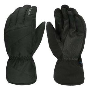 Eska Lyžařské rukavice Malu Shield black 7, Černá