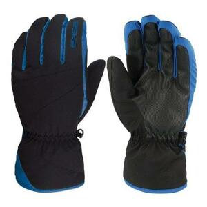 Eska Lyžařské rukavice Malu Shield black|steel blue 9,5