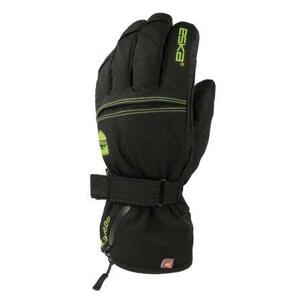 Eska Lyžařské rukavice Club Pro GTX black | acid lime 9,5