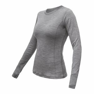 SENSOR MERINO BOLD dámské triko dl.rukáv cool gray Velikost: L