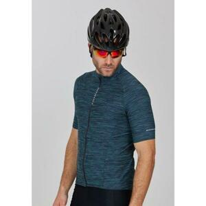 Endurance Pánský cyklistický dres Delvin M Cycling/MTB S/S Shirt sea pine M