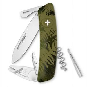 Swiza kapesní nůž TT03 Tick-Tool Camo Silva olive, Zelená