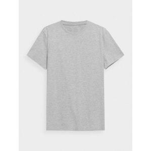 4F Pánské bavlněné tričko, cold, light, grey, melange, L