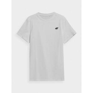4F Pánské bavlněné tričko, Bílá, XXL