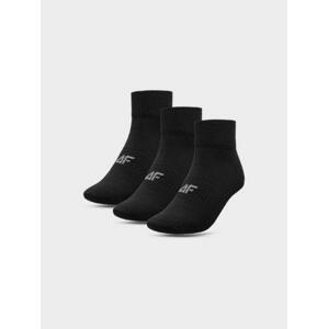 4F Trojbalení pánských bavlněných ponožek, deep, black, 43 - 46