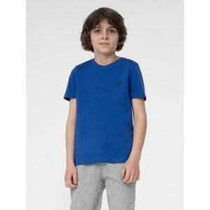 4F Chlapecké bavlněné tričko, cobalt, 128