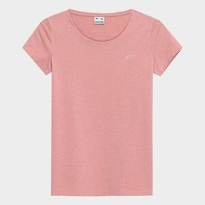 4F Dámské tričko, light, pink, M