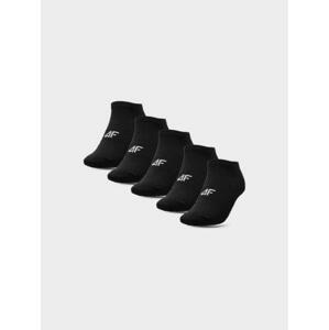 4F Pánské bavlněné ponožky, deep, black, 39 - 42