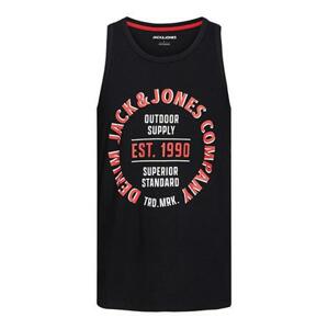 Jack&Jones Pánské tílko JJANDY Regular Fit 12222337 Black L