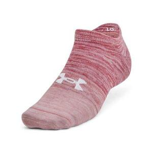 Under Armour Unisex sportovní ponožky Essential No Show 3pk pink elixir S