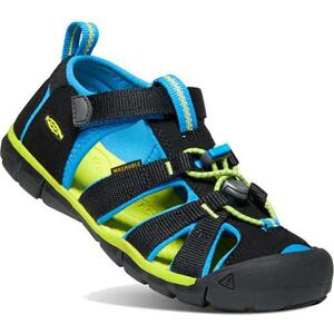 KEEN Dětské sandály SEACAMP 1022969 black/brilliant blue 27-28
