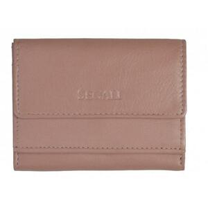 SEGALI Dámská kožená peněženka 1756 baby pink