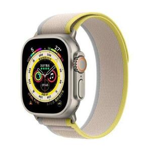 COTECi W97 Ultra Wild Trail Band for Apple Watch 42 / 44 / 45 / 49mm Yellow with Beige