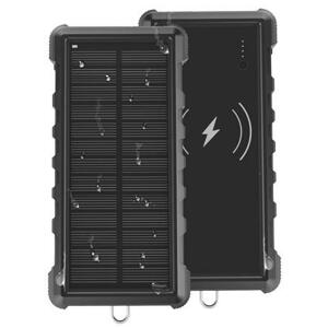 Solární powerbanka VIKING W24W 24000mAh, QC3.0, bezdrátové nabíjení