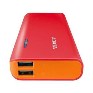 ADATA PowerBank PT100 - externí baterie pro mobil/tablet 10000mAh, červená/oranžová